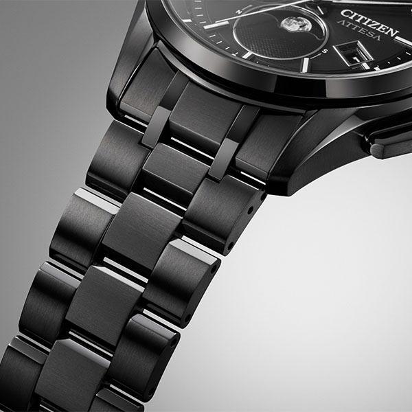 シチズン アテッサ ATTESA ダイレクトフライト ムーンフェイズ Black Titanium Series BY1006-62E メンズ 爆買の画像
