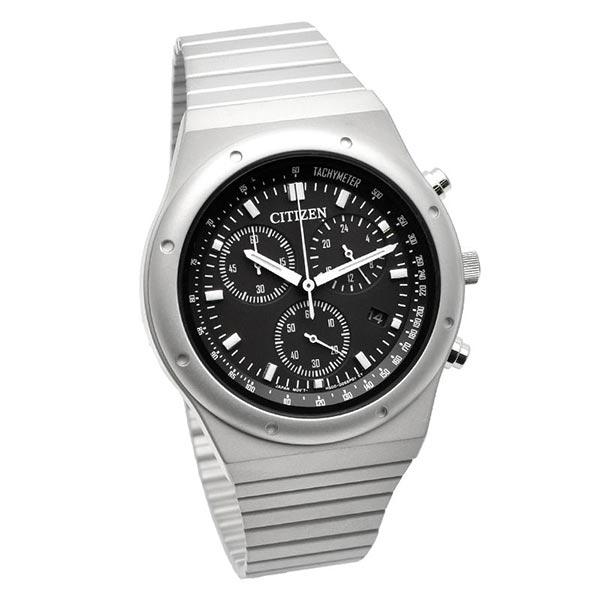シチズン レコードレーベル RECORD LABEL 1984 chronograph 特定店取扱いモデル AT2540-57E メンズ 爆買の画像