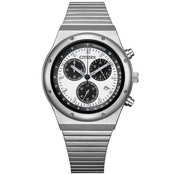 シチズン レコードレーベル RECORD LABEL 1984 chronograph 特定店取扱いモデル AT2541-54A メンズ 爆買の画像