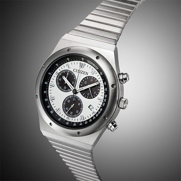 シチズン レコードレーベル RECORD LABEL 1984 chronograph 特定店取扱いモデル AT2541-54A メンズ 爆買の画像