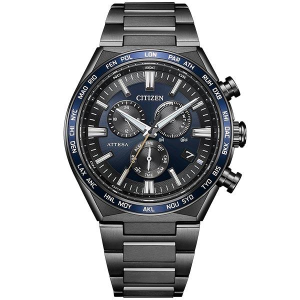シチズン アテッサ ATTESA ACT Line Black Titanium Series CB5967-66L メンズ 爆買の画像
