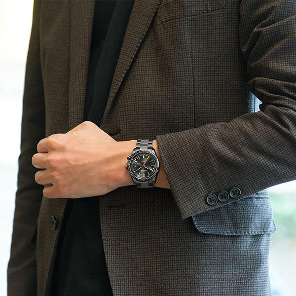 シチズン アテッサ ATTESA ACT Line Black Titanium Series CB0286-61E メンズ 爆買の画像
