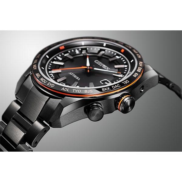 シチズン アテッサ ATTESA ACT Line Black Titanium Series CB0286-61E メンズ 爆買の画像