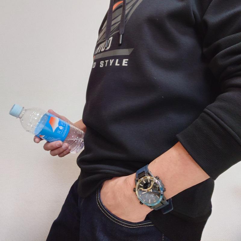 カシオ エディフィス EDIFICE Nighttime Drive Series ECB-2000YNP-1AJF メンズ 爆買の画像