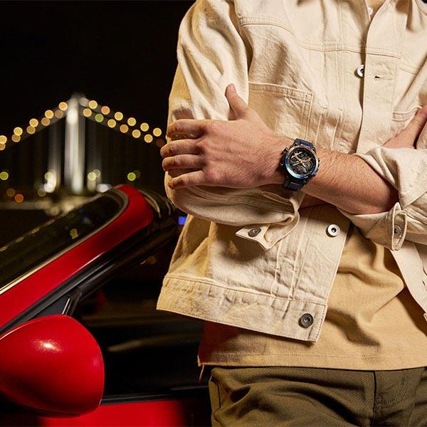カシオ エディフィス EDIFICE Nighttime Drive Series ECB-2000YNP-1AJF メンズ 爆買の画像