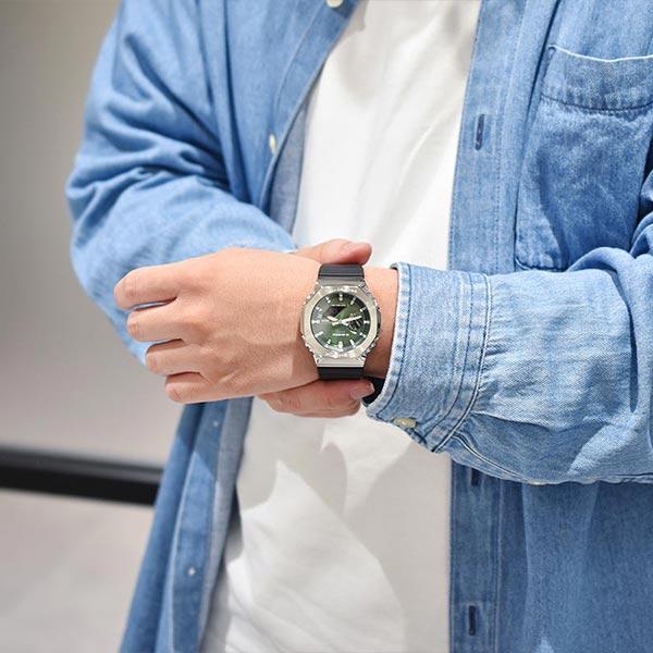 カシオ Ｇショック G-SHOCK オクタゴン Bluetooth ソーラー GBM-2100A-1A3JF メンズ GBM2100A1A3JF 爆買の画像