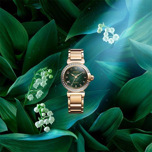 シチズン シチズンエル CITIZENL ROUND collection エコ・ドライブ ソーラー ラウンド 替えベルト プレゼント EM1123-62X レディース 爆買の画像