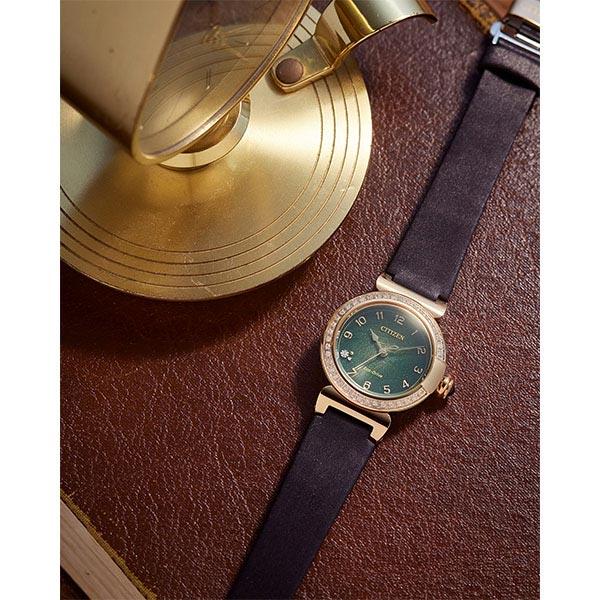 シチズン シチズンエル CITIZENL ROUND collection エコ・ドライブ ソーラー ラウンド 替えベルト プレゼント EM1123-62X レディース 爆買の画像