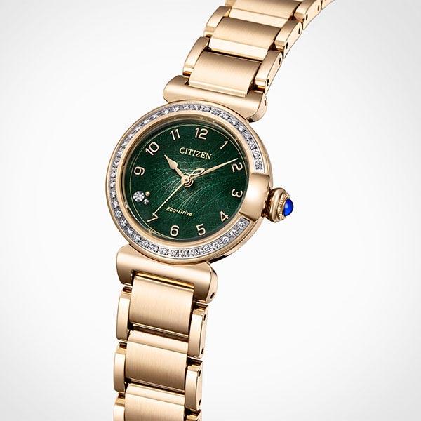 シチズン シチズンエル CITIZENL ROUND collection エコ・ドライブ ソーラー ラウンド 替えベルト プレゼント EM1123-62X レディース 爆買の画像