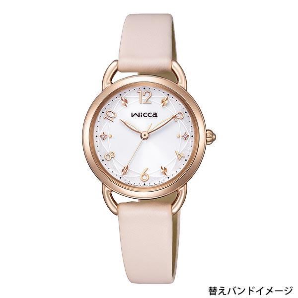 シチズン ウィッカ wicca ベーシックモデル 替えベルト プレゼント KP6-065-11 レディース 爆買の画像