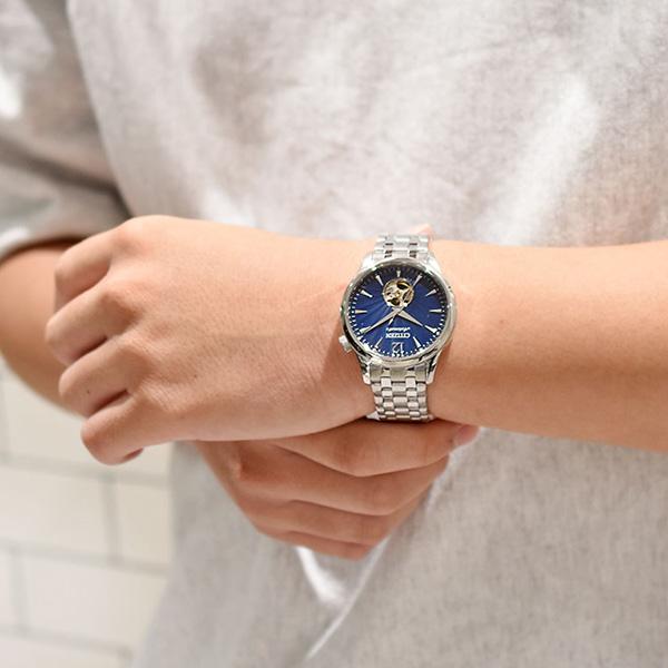 シチズンコレクション CITIZENCOLLECTION メカニカル オープンハート NH9131-73L メンズ 爆買の画像