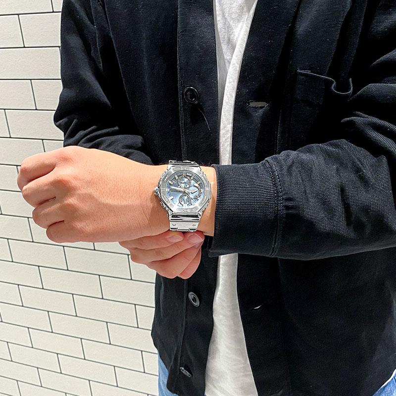 カシオ Ｇショック G-SHOCK CHRONO FACE FULL METAL GMC-B2100 GMC-B2100AD-2AJF メンズ 爆買の画像