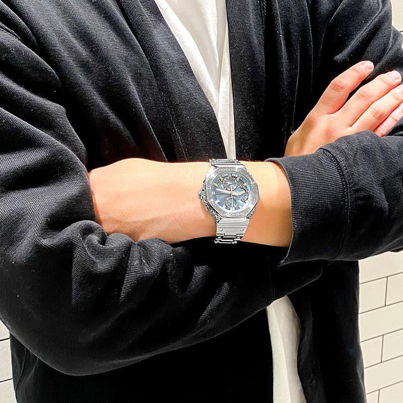 カシオ Ｇショック G-SHOCK CHRONO FACE FULL METAL GMC-B2100 GMC-B2100AD-2AJF メンズ 爆買の画像