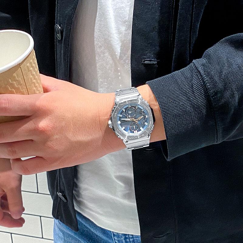 カシオ Ｇショック G-SHOCK CHRONO FACE FULL METAL GMC-B2100 GMC-B2100AD-2AJF メンズ 爆買の画像