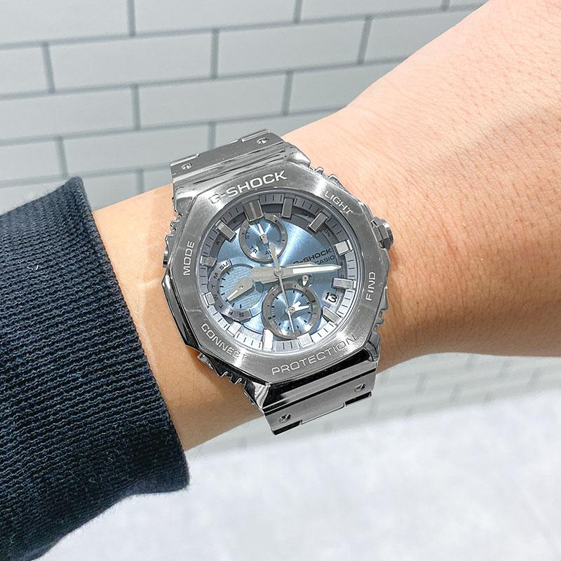 カシオ Ｇショック G-SHOCK CHRONO FACE FULL METAL GMC-B2100 GMC-B2100AD-2AJF メンズ 爆買の画像