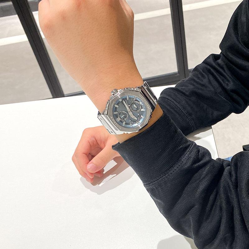 カシオ Ｇショック G-SHOCK CHRONO FACE FULL METAL GMC-B2100 GMC-B2100AD-2AJF メンズ 爆買の画像