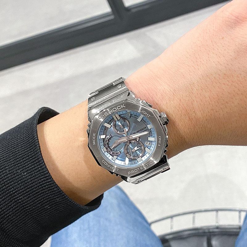 カシオ Ｇショック G-SHOCK CHRONO FACE FULL METAL GMC-B2100 GMC-B2100AD-2AJF メンズ 爆買の画像