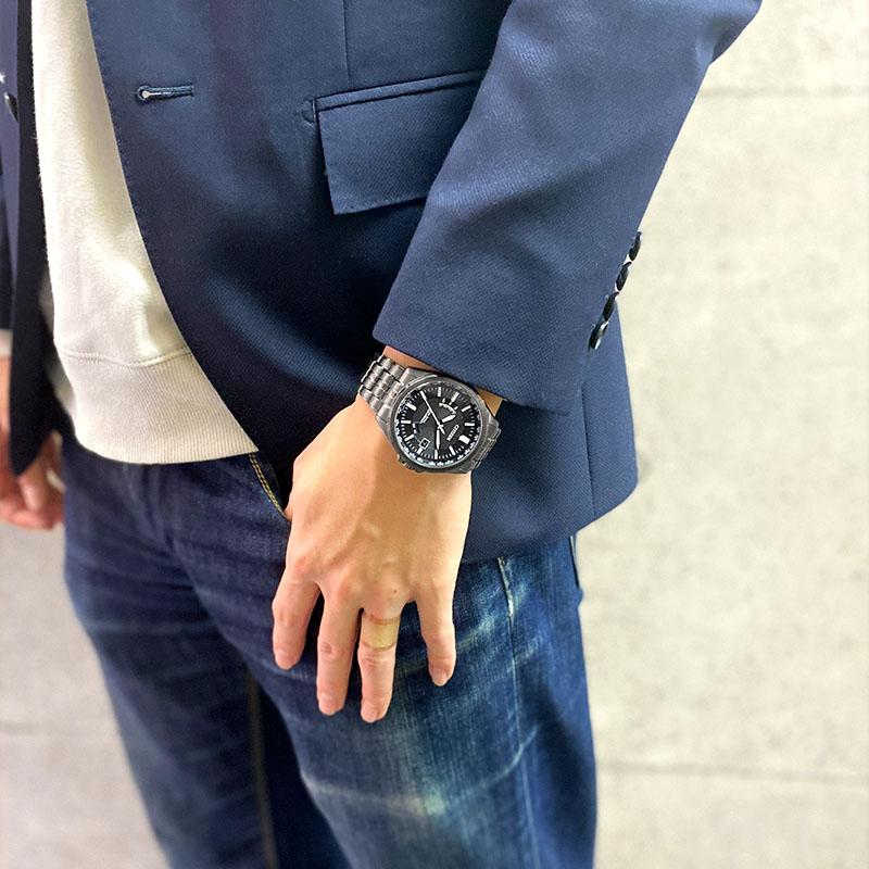 シチズンコレクション CITIZENCOLLECTION NIGHT COLOUR EDITION ソーラー電波 CB0294-54E メンズ 爆買の画像