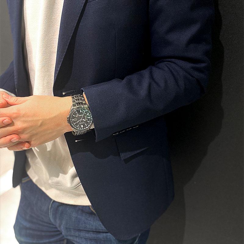 シチズンコレクション CITIZENCOLLECTION NIGHT COLOUR EDITION ソーラー電波 CB0294-54E メンズ 爆買の画像