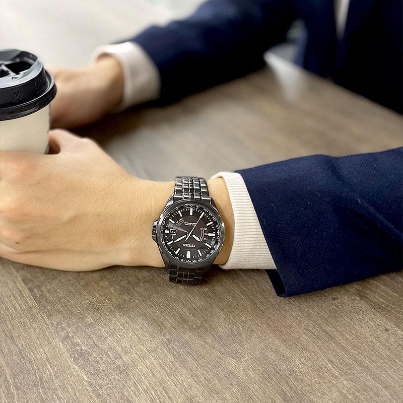 シチズンコレクション CITIZENCOLLECTION NIGHT COLOUR EDITION ソーラー電波 CB0294-54E メンズ 爆買の画像