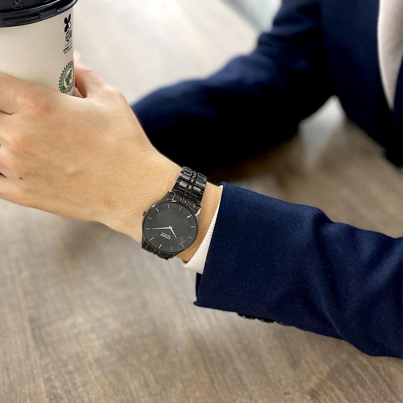 シチズンコレクション CITIZENCOLLECTION NIGHT COLOUR EDITION ソーラー スリム AR3017-58E メンズ 爆買の画像