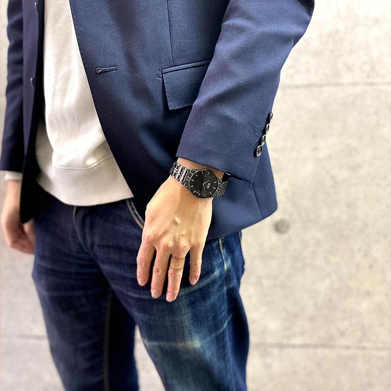 シチズンコレクション CITIZENCOLLECTION NIGHT COLOUR EDITION ソーラー スリム AR3017-58E メンズ 爆買の画像