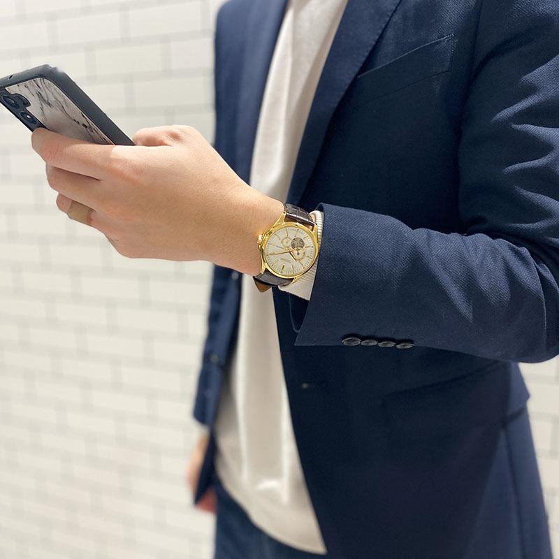シチズンコレクション CITIZENCOLLECTION オープンハート NP1013-02P メンズ メカニカル 爆買の画像