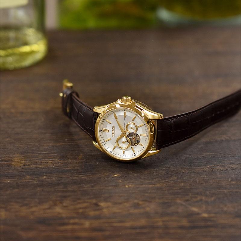 シチズンコレクション CITIZENCOLLECTION オープンハート NP1013-02P メンズ メカニカル 爆買の画像