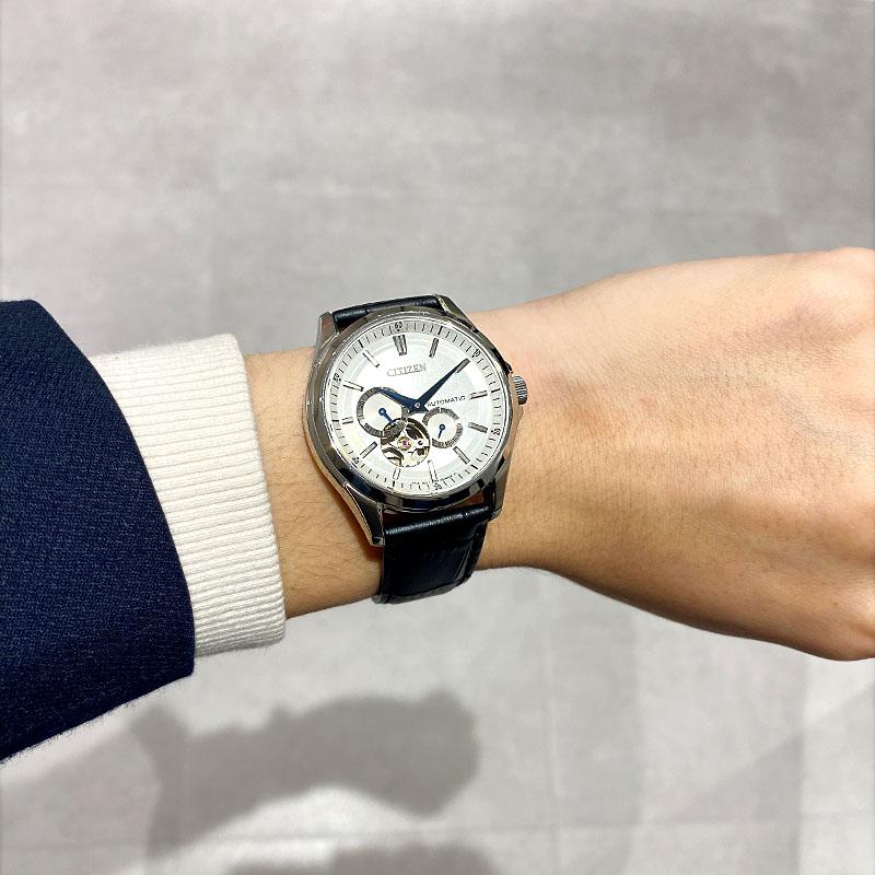 シチズンコレクション CITIZENCOLLECTION オープンハート NP1011-08A メンズ メカニカル 爆買の画像