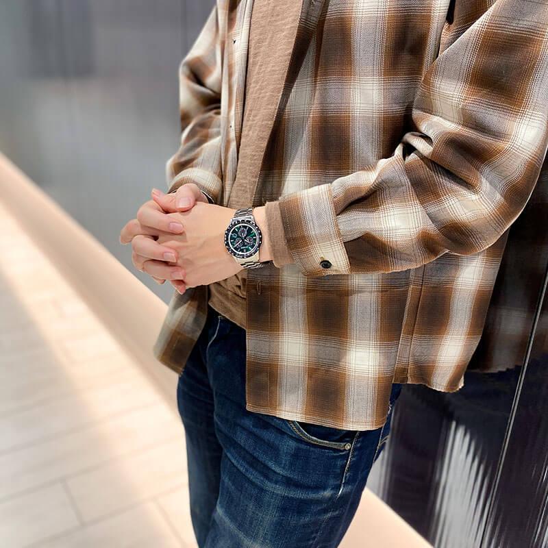 シチズンコレクション CITIZENCOLLECTION BL5614-59W メンズ ソーラー ストップウォッチ 爆買の画像