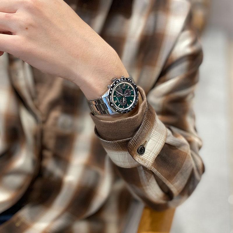 シチズンコレクション CITIZENCOLLECTION BL5614-59W メンズ ソーラー ストップウォッチ 爆買の画像