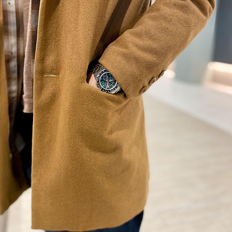 シチズンコレクション CITIZENCOLLECTION BL5614-59W メンズ ソーラー ストップウォッチ 爆買の画像