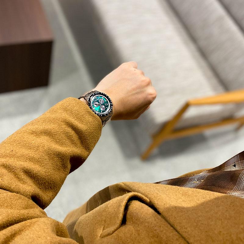 シチズンコレクション CITIZENCOLLECTION BL5614-59W メンズ ソーラー ストップウォッチ 爆買の画像