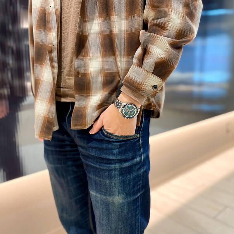 シチズンコレクション CITIZENCOLLECTION BL5614-59W メンズ ソーラー ストップウォッチ 爆買の画像