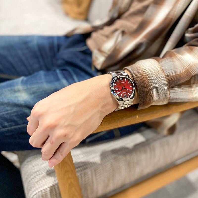 シチズンコレクション CITIZENCOLLECTION メカニカル TSUYOSA NJ0150-56W メンズ 爆買の画像