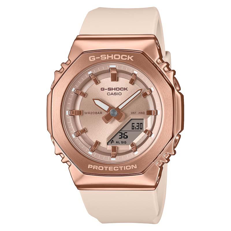 カシオ Ｇショック G-SHOCK GM-S2110PG-4AJF ユニセックス ピンクゴールド 小型 バイオマス 爆買の画像