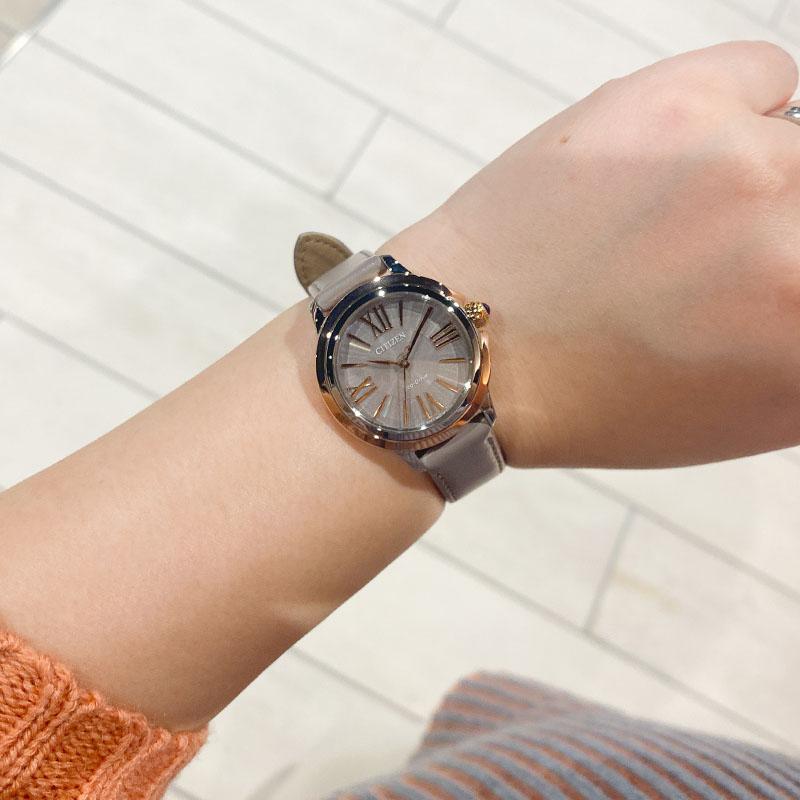 シチズン シチズンエル CITIZENL ROUND Collection EM1166-01Z レディース ソーラー 爆買の画像