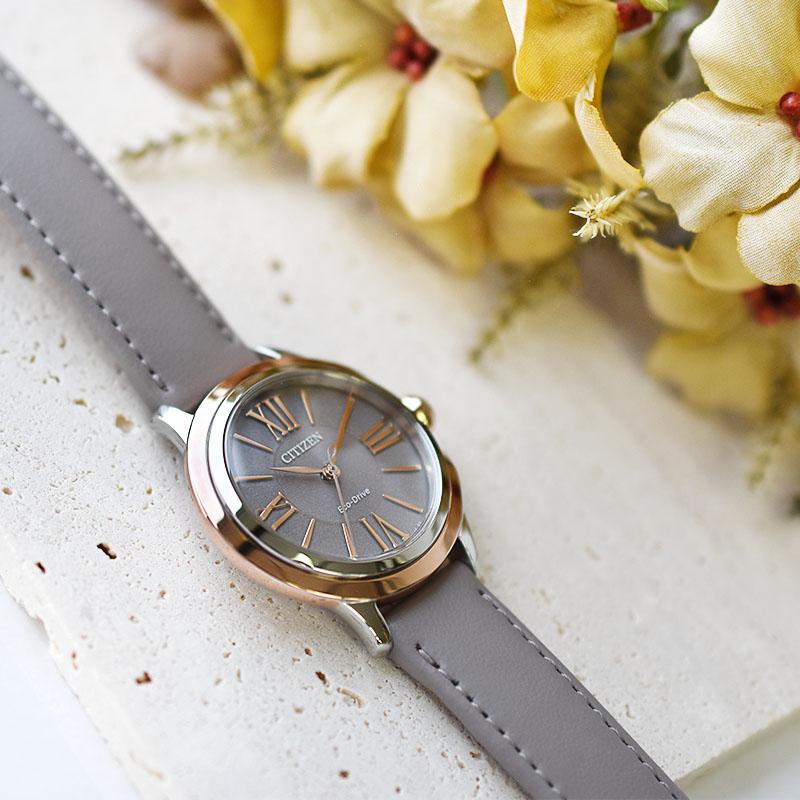 シチズン シチズンエル CITIZENL ROUND Collection EM1166-01Z レディース ソーラー 爆買の画像
