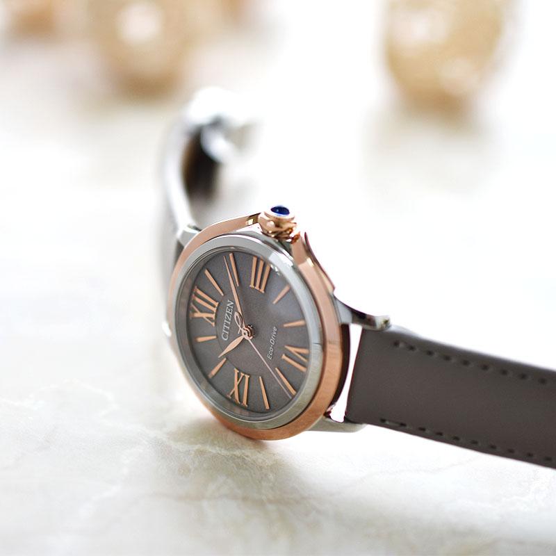 シチズン シチズンエル CITIZENL ROUND Collection EM1166-01Z レディース ソーラー 爆買の画像