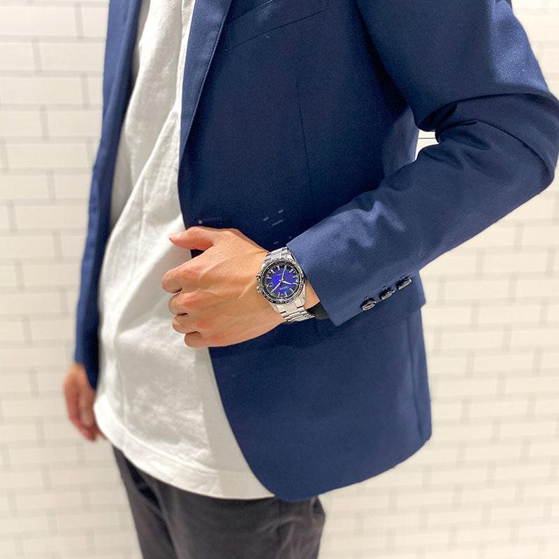 シチズン アテッサ ATTESA UNITE with BLUE ACT Line 世界限定2000本  CB0288-65L メンズ ソーラー電波 チタン 爆買の画像