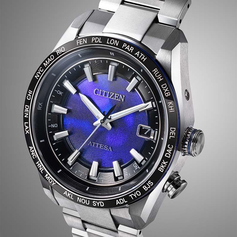 シチズン アテッサ ATTESA UNITE with BLUE ACT Line 世界限定2000本  CB0288-65L メンズ ソーラー電波 チタン 爆買の画像