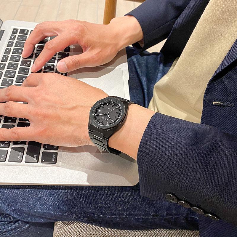 （極美品）CITIZENアテッサ ブラックチタン 39mm CB3045-61E CB3045-61E: CITIZEN | シチズンウオッチ オフィシャルサイト
