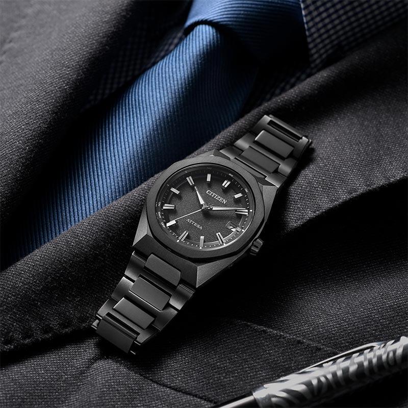 シチズン CB3045-61E ACT Line ブラックチタン CITIZEN Citizen Attesa CB3045-61E ACT Line Eco-Drive Black Titanium Radio