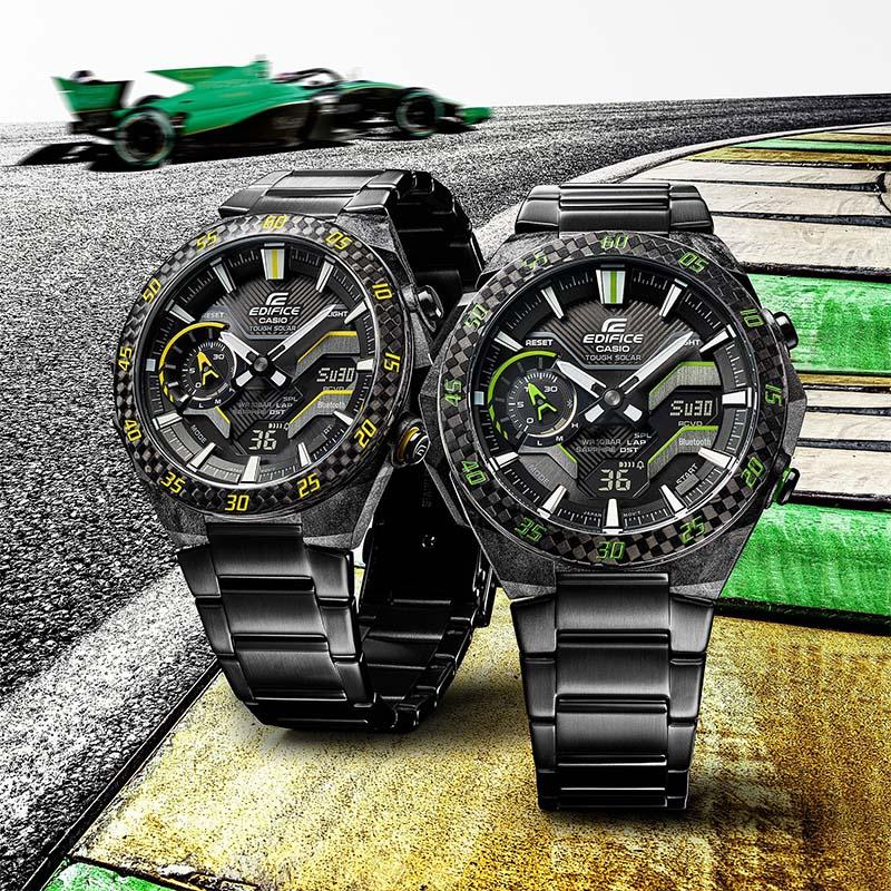 カシオ エディフィス EDIFICE WINDFLOW ECB-2200YRC-1A3JF メンズ 爆買の画像