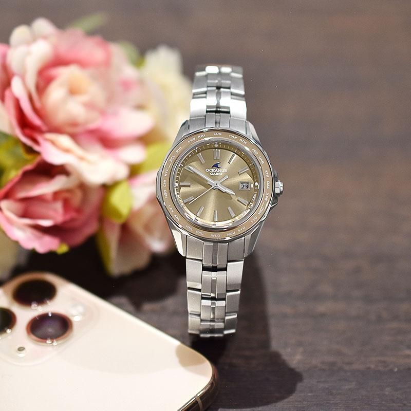 カシオ オシアナス OCEANUS Manta OCW-S40-5AJF レディース 爆買の画像