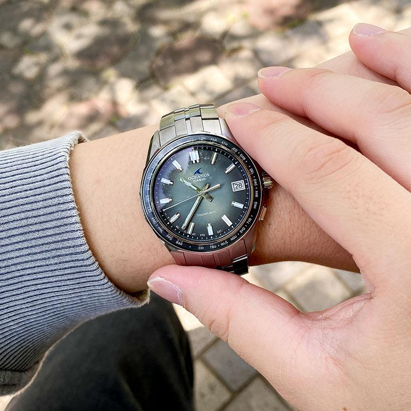 カシオ オシアナス Retro Tone Collection OCEANUS OCW-S400RA-3AJF  男性 爆買の画像