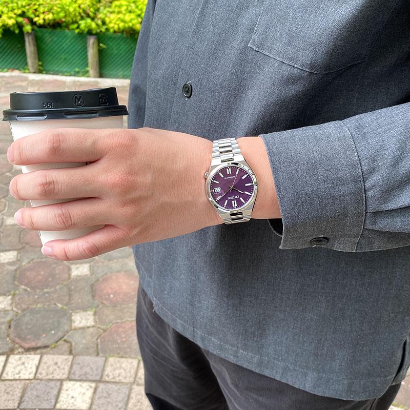 シチズン CITIZENコレクション NJ0200-50W  メンズ 機械式 メカニカル レディース ユニセックス ツヨサ ペア 爆買の画像