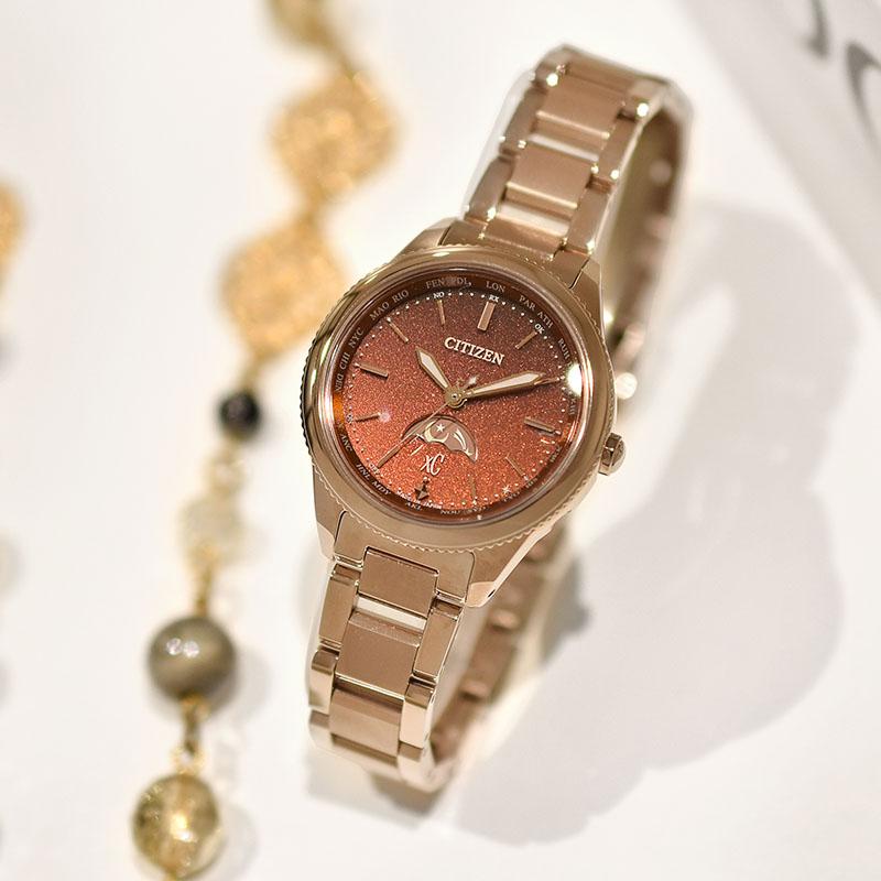 シチズン クロスシー daichi collection EE1004-73W 女性 エコドライブ ソーラー電波 ピンクゴールド 爆買の画像