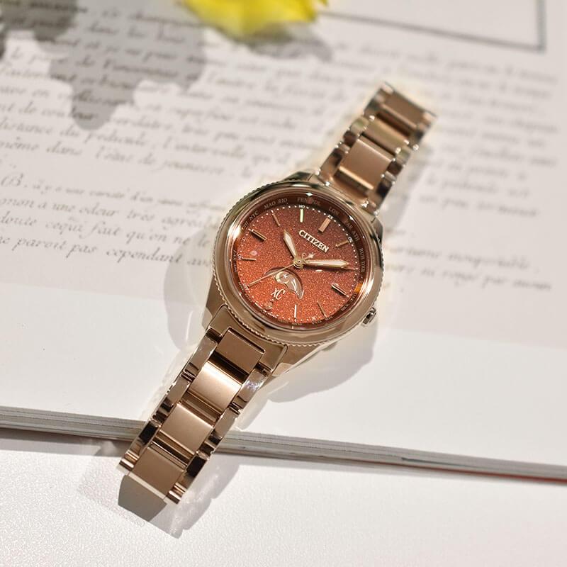 シチズン クロスシー daichi collection EE1004-73W 女性 エコドライブ ソーラー電波 ピンクゴールド 爆買の画像