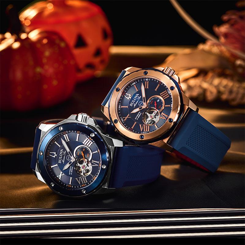 ブローバ BULOVA Marine Star マリンスター 98A227 男性 メカニカル 機械 爆買の画像